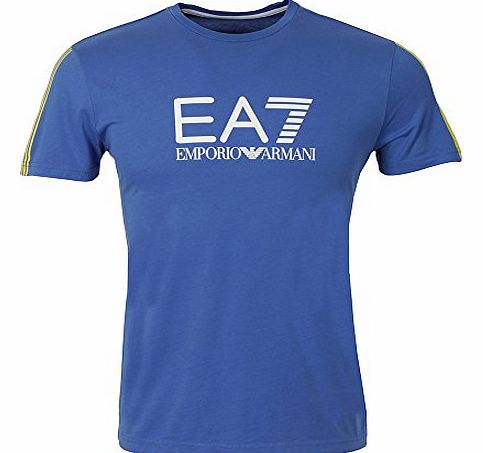 EA7 Emporio Armani - Train 7 Colours T-Shirt, Bright Blue