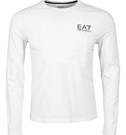 EA7 Emporio Armani - Train Core ID Long Sleeve T-Shirt, White 001