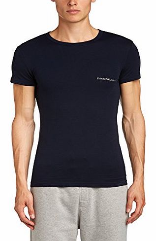 Intimates Mens Eagle Stretch T-Shirt, Blue (Marine), Small