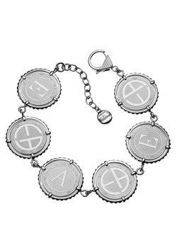 Ladies Steel Logo Bracelet