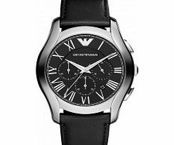Emporio Armani Mens New Valente Black Watch