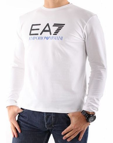 Emporio Armani Mens T-Shirt blanco white Size:X-Large
