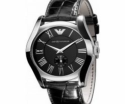 Emporio Armani Mens Valente Black Watch