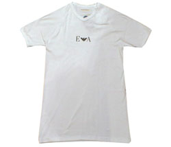 Emporio Armani V-neck logo front t-shirt