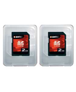 2Gb SD Card Twin Pack