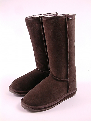 Emu Bronte Hi Ladies Boots - Chocolate Wool