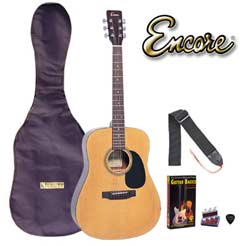 Encore Acoustic Guitar Outfit W255OFT