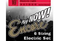 Encore EES10 Medium Electric Guitar String Set
