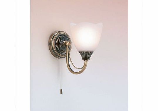 Wall Light - Antique Brass Plate