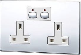 Energenie, 1228[^]1970H MiHome 13A 2-Gang SP Switched Socket