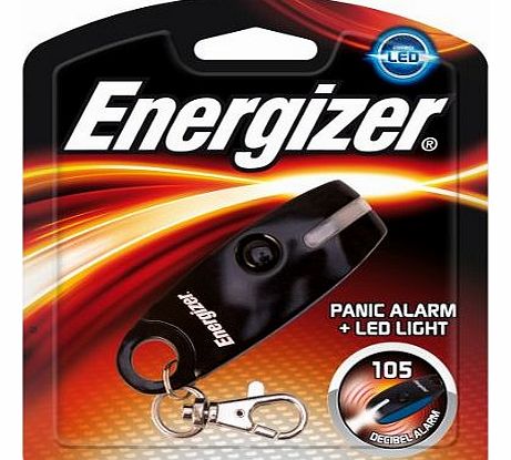 Energizer panic alarm and LED light with 115 decibel alarm, EACH
