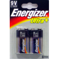 Energizer Ultra Plus 9v Twin Pack