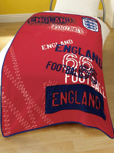 England FC Red 66 Printed Fleece Blanket