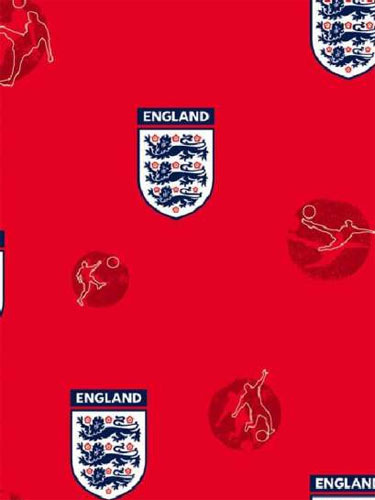 England Football England Red Curtains 72 drop