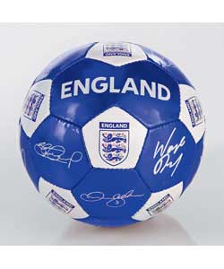 England Metallic Signature Football Size 5