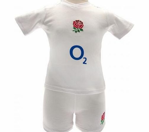 England Rugby Baby Kit RFU Official Product Shirt amp; Shorts All Sizes (18-23 Months)
