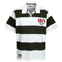 england Rugby Heritage Print Shirt - Khaki/White.