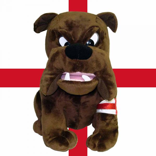 England Singing Bulldog Soft Toy