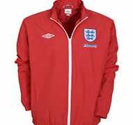 Umbro 2010-11 England Training Shower Jacket (Red)