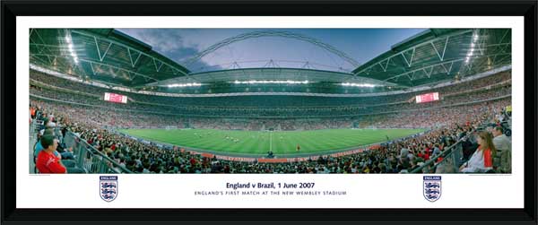 england v Brazil 2007 and#8211; First match at Wembley - Panoramic