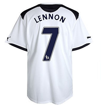 Puma 2010-11 Tottenham Puma Home Shirt (Lennon 7)