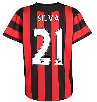 Umbro 2011-12 Manchester City Umbro Away Shirt (Silva