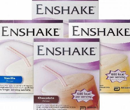 Enshake Multipack- Chocolate Vanilla Strawberry