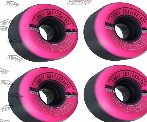 Enuff Dual Core Colour Skateboard wheel - 53mm long lasting