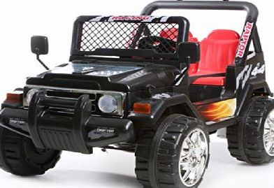 Epic Black 2 Seater 4x4 Truck - 12V Kids Electric Ride On Car