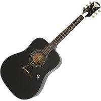 Pro-1 Acoustic Guitar for Beginners Black
