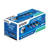 Epson Aculaser C1100 Economy Pack - 4 Toners