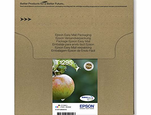 Epson Apple T1295 DURABrite 4 Colours Ultra Ink Easy Mail Pack Multipack Cartridges