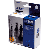 Epson C13S02020940 OEM Black Twin Pack