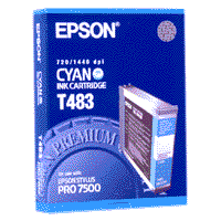Epson C13T483011 OEM Cyan Inkjet Cartridge
