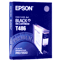 Epson C13T486011 OEM Black Inkjet Cartridge