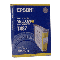 Epson C13T487011 OEM Yellow Inkjet Cartridge