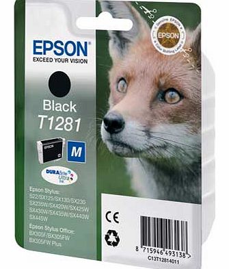 Epson Fox T1281 Black Ink Cartridge