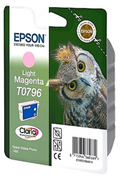Genuine Light Magenta Epson T0796 Ink Cartridge