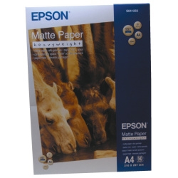 Epson Inkjet Photo Paper 167gsm White Matte A4