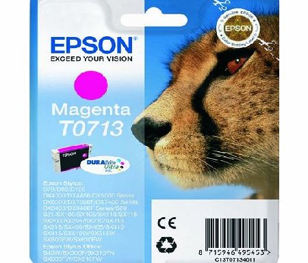 Epson Original T0713 Durabrite Magenta Ink Cartridge