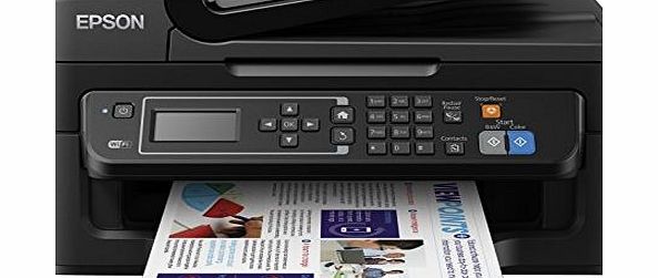 PrecisionCore WorkForce WF-2630 Four-in-One for the Small Printer with Wifi and AirPrint (Print/Scan/Copy/Fax)