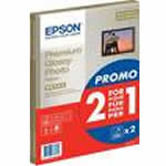 EPSON S042169 A4 Premium Glossy Photo Paper (2 x