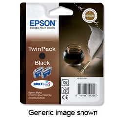 Epson T007/T008 Inkjet Cartridge Multipack Black