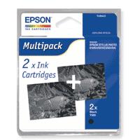 Epson T026 Black Ink Cartridge (Twin Pack) for