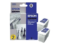 Epson T051 Black Ink Cartridge 2 Pack