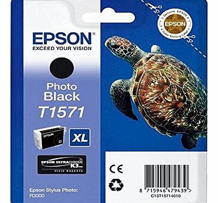 Epson T1571 Print Cartridge - Photo Black