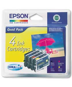 Epson TO44 Durabrite Ink Quad Pack