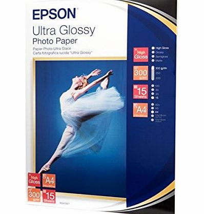 Epson Ultra Glossy Photo Paper - Glossy photo paper - A4 (210 x 297 mm) - 15 sheet(s)