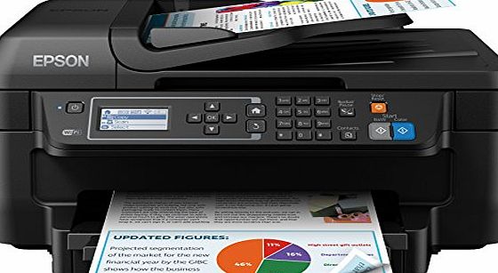 Epson WorkForce WF-2750DWF PrecisionCore Colour All-in-One Printer with Duplex Wi-Fi and Air Print - Black