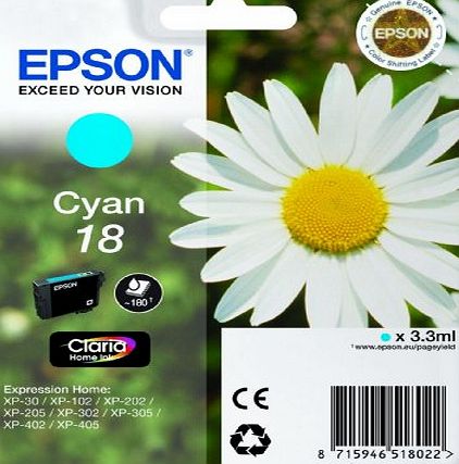 Epson XP30/ 102/ 202/ 302/ 405 Ink Cartridge - Cyan
